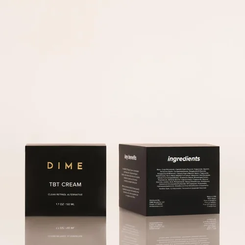 Vista 9 de DIME Beauty TBT Cream – Crema de noche antiarrugas con Bakuchiol Retinol alternativa para líneas finas, crema hidratante facial reafirmante
