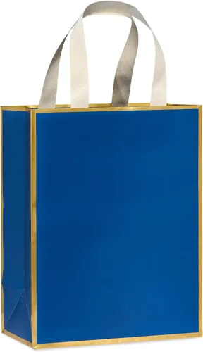 Vista 7 de Papyrus Bolsa de regalo de cumpleaños grande de 11.4 pulgadas, acuarela floral (1 bolsa)