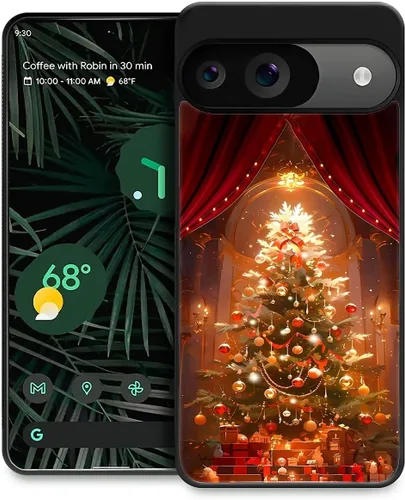Vista 113 de Funda compatible con Google Pixel 4A 5G, Nochebuena, Google Pixel 4A 5G, delgada, suave, a prueba de golpes, TPU para mujeres y niñas, niños, funda
