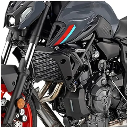 Vista 6 de Motorcycle Radiator Grille Guard, 2023 Motorcycle Accessories for Y&amaha MT-07 FZ-07 MT07 FZ07 MT 07 FZ 07 2022 2021 Radiator Grille Grill Guard