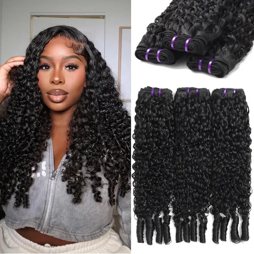 Vista 33 de Paquetes Bob Liso 3 Paquetes de Cabello Humano Corto 10, 10 y 10 Pulgadas, 100% Cabello Crudo Sin Procesar, Tejido Rápido, Color Negro Natural