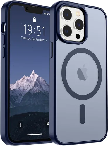 Vista 205 de SUPFINE Funda magnética para iPhone SE 2022 (3ª)/2020 (2ª), iPhone 8 (compatible con MagSafe) (protección contra caídas de grado militar), funda