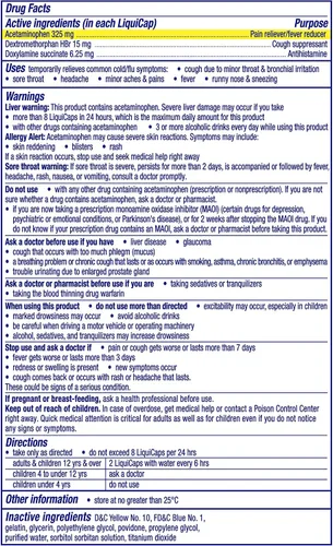 Vista 2 de Vicks NyQuil - Medicina líquida para aliviar el resfriado y la gripe, potente alivio nocturno multisíntoma para dolor de cabeza, fiebre, dolor