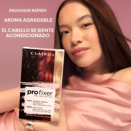 Vista 6 de Clairol Kit removedor de color de cabello Pro Fixer Elimina
