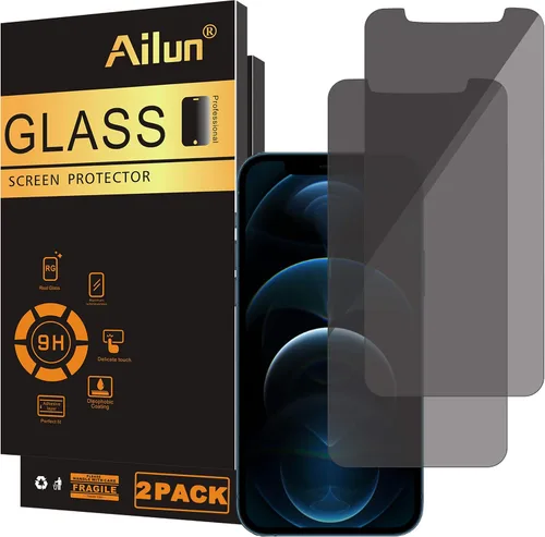 Vista 17 de Ailun - Protector de pantalla de privacidad para iPhone 11 Pro Max/iPhone XS Max [6,5 pulgadas], 2 unidades, antiespía, apto para usar con funda