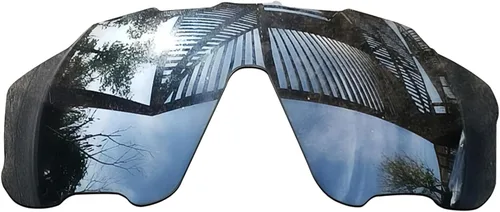 Vista 5 de MYCOURAG 4 pares de lentes de repuesto para gafas de sol Oakley Jawbreaker OO9290Jawbreaker Asian Fit (AF) OO9270 negro sólido, titanio, azul