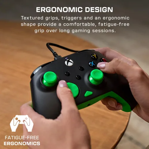 Vista 6 de Turtle Beach Rematch Core Wired Gaming Controller - Licensed for Xbox Series X S, Xbox One & Windows PCs - Audio Controls, Rumble Motors & Impulse