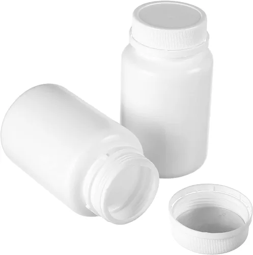 Vista 13 de Othmro 10 botellas de plástico PE de 2.7 oz botellas de reactivo químico de laboratorio, botellas de almacenamiento de boca ancha de 2.7 fl oz
