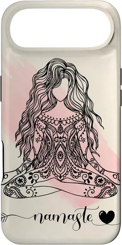 Vista 27 de Namaste Mandala Hippie Yoga Woman Meditation Spiritual Gift Case for iPhone 17