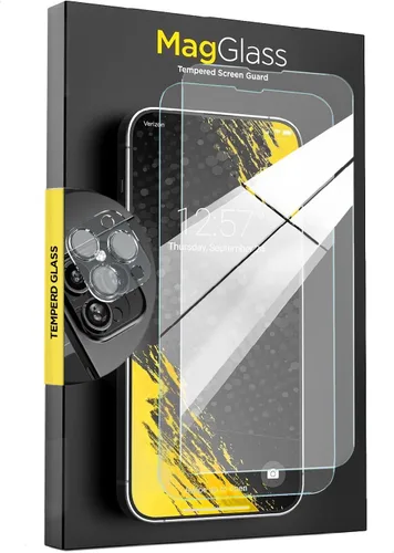 Vista 7 de magglass Protector de pantalla de luz azul: compatible con iPhone 15 Pro Max, tecnología de bloqueo de luz azul integrada