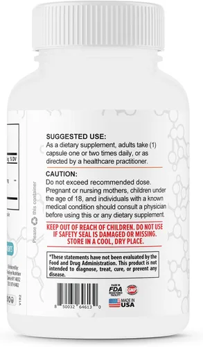 Vista 5 de TerraForm Nutrition S-acetil glutatión extra fuerte 300 mg – 60 cápsulas resistentes a los ácidos – Suplemento de glutatión premium – Suplemento SAG