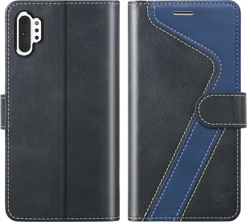 Vista 28 de Funda tipo cartera para Samsung Galaxy Note 8, funda de piel con bloqueo RFID, soporte magnético con tapa abatible, a prueba de golpes, compatible
