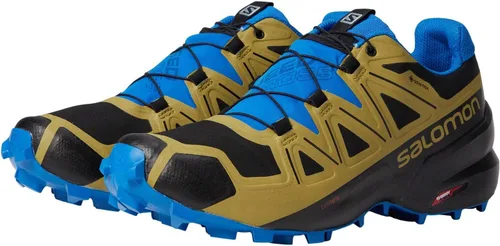 Vista 8 de Salomon Speedcross 5 GTX - Zapatos para correr en montaña para hombre Verde pato/Negro/Onagra