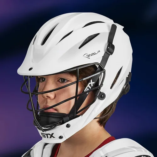 Vista 2 de STX Rival Junior - Casco de lacrosse juvenil para jugadores menores de 9 años