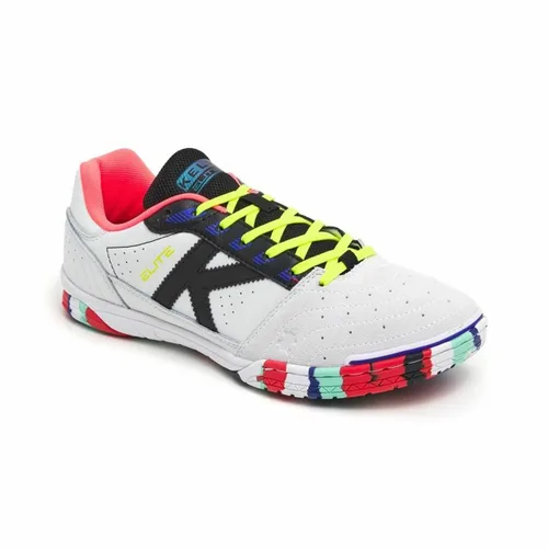 Vista 5 de Zapatillas de Fútbol Sala para Adultos Kelme Elite Blanco Negro