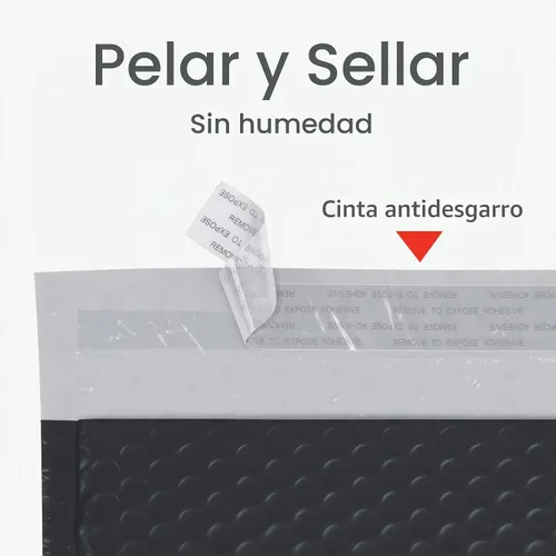Vista 4 de Quality Park - Sobres de burbujas, sobres de envío de 4 x 8, autoadhesivos, sobres acolchados pequeños negros, cierre de tira adhesiva Redi-Strip
