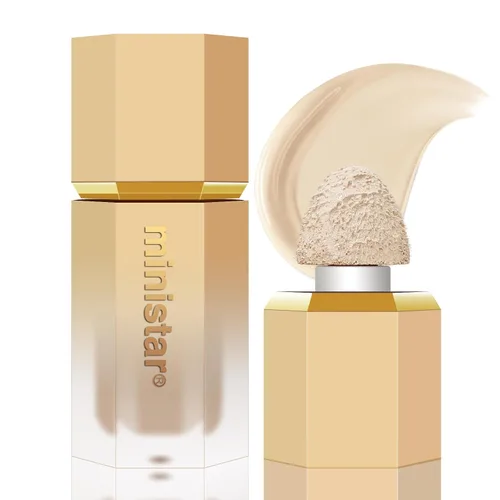 Vista 13 de Maquillaje líquido en barra de contorno, varita de contorno facial crema con aplicador de cojín, contorno bronceador cremoso natural mate de larga
