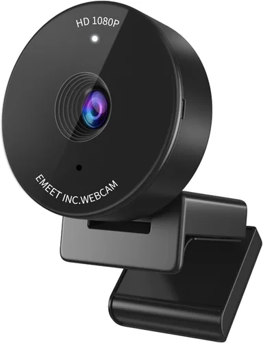 Vista 10 de EMEET C950 Cámara Web 4K para PC - Enfoque Automático PDAF, Cámara Web USB con Micrófono y Cubierta de Privacidad Física, 1080P@60FPS, USB 2.0