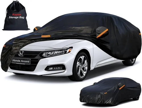 Vista 17 de Kayme Cubierta de auto SUV de 7 capas ajuste personalizado para BMW X1 (2009-2025), impermeable, para todo tipo de clima, para automóviles, cubierta