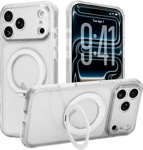 Vista 28 de Funda para iPhone 16 Pro Max, compatible con Magsafe, color negro