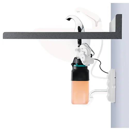 Vista 3 de Rubbermaid Commercial Products OneShot - Repuesto de jabón de manos sin tinte y fragancia, 54.1 fl oz, compatible con dispensadores de loción