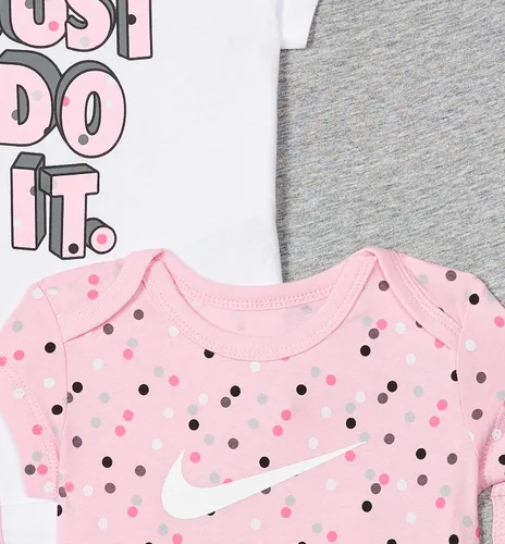 Vista 4 de Nike Body de manga corta para bebés, paquete de 3