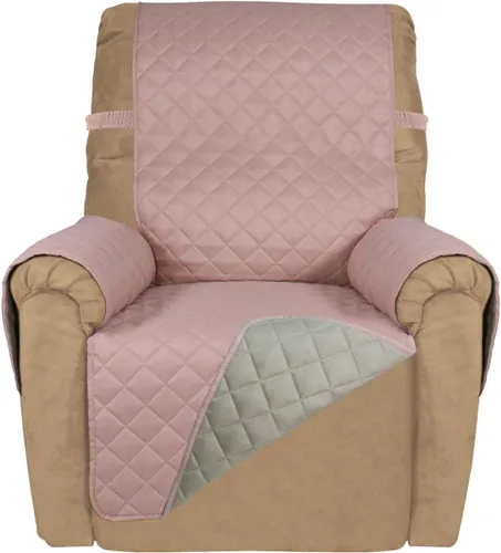 Vista 116 de PureFit - Funda de sofá acolchada reversible, protector de muebles impermeable, funda de sofá lavable con espuma antideslizante y correas elásticas