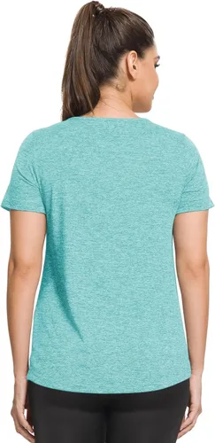 Vista 42 de MISS FORTUNE Active Wear Yoga Top Cool Dry Workout Shirt Ropa de ejercicio