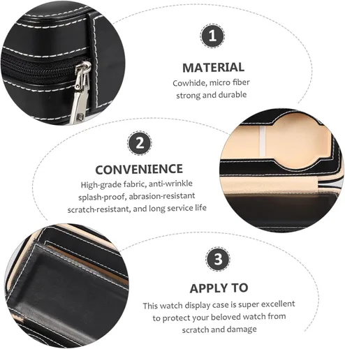 Vista 4 de Holibanna 1Pc Box watch box Watch Display watch case for women watch storage case for men relojes para hombre mens bracelet Watch Holder man