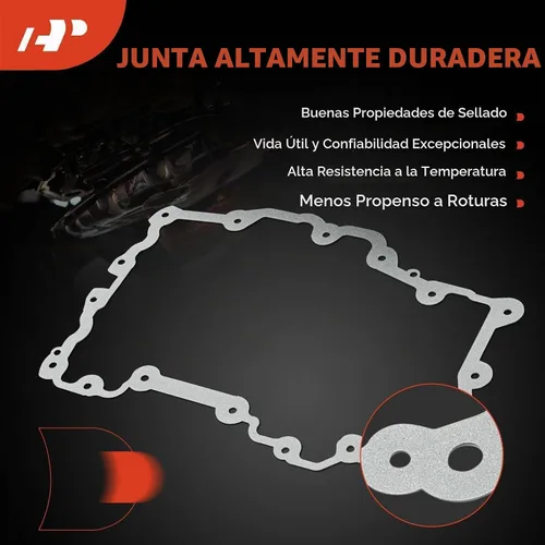Vista 6 de A-Premium Cárter de aceite de motor con tapón de drenaje, junta, pernos, compatible con Ford F-150 F150 2015 2016 2017 2018 2.7L, sustituye a