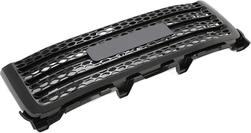 Vista 3 de KUAFU Rejilla de parachoques delantero compatible con Chevy Silverado GMC Sierra 2500 3500 HD 2011-2014 con emblema de repuesto para 20966057