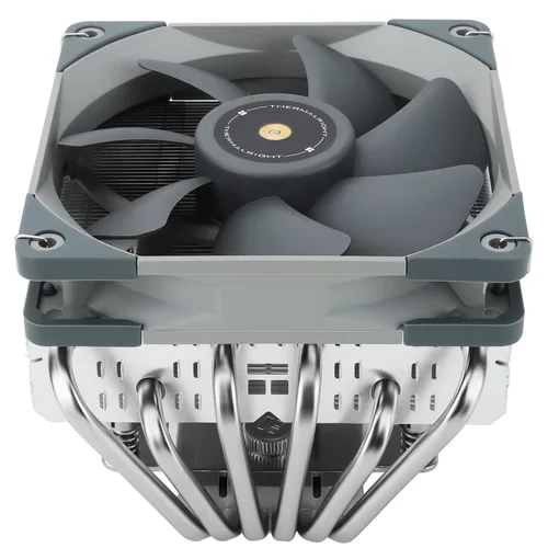 Vista 8 de Thermalright Enfriador de aire de CPU SI-100, tubos de calor de 6 × 0.236 in, enfriador de CPU silencioso PWM de 4.724 in con 2000 RPM