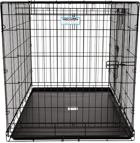 Vista 4 de Jaula grande con doble abertura Precision Pet, negra, Negro