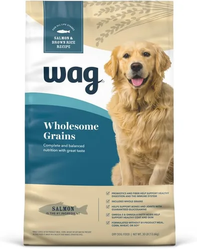 Vista 11 de Marca Amazon - Wag Nutrición Premium para Perros Adultos, Alimento Seco, Apoya la Salud del Estómago y la Piel, Carne de Res y Arroz Integral, Bolsa