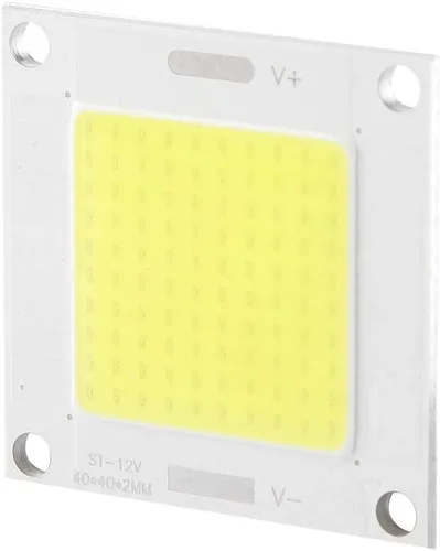 Vista 2 de Yosoo Panel LED COB, 12-14V 50W LED Chip integrado Panel de luz Bombilla lámpara de inundación para proyector DIY Proyector Reflector (blanco)