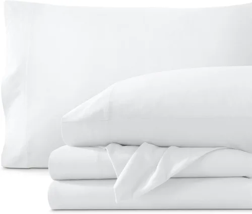 Vista 7 de Bare Home Juego de sábanas de jersey 100% algodón orgánico, ultra suave, 100% algodón - Juego de sábanas y funda para almohada - Sábanas de bolsillo