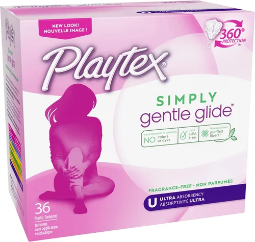 Vista 9 de Playtex Tampones Gentle Glide, ultra absorbencia sin perfume, 36