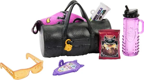 Vista 5 de Muñeca de Monster High, muñeca Clawdeen Wolf con bulldog gárgola mascota y accesorios temáticos