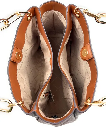Vista 7 de Michael Kors Bolso de hombro grande Trisha para mujer