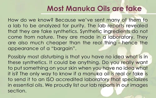 Vista 2 de Aceite de Manuka Pur360, puro y orgánico, tratamiento natural para el eczema, el acné, el herpes labial, los hongos en las uñas y en los pies