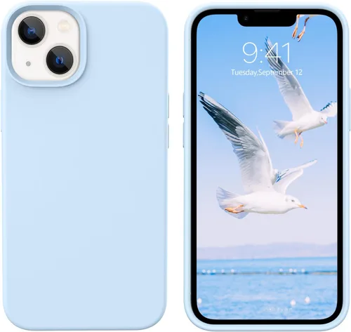 Vista 105 de GUAGUA Funda compatible con iPhone 17 Pro Max de 6.9 pulgadas, silicona líquida, goma de gel suave, delgada, forro de microfibra delgada