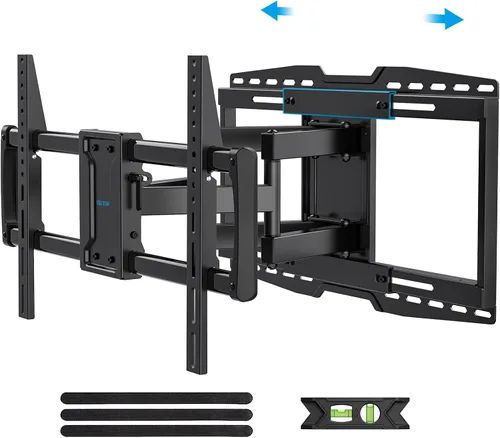 Vista 8 de Soporte de pared fijo para TV para la mayoría de pantallas de 26 a 60 pulgadas, soporte de TV de perfil bajo con bloqueo de liberación rápida