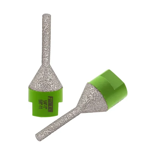 Vista 29 de Broca de fresado de biselado de diamante - Broca de cono de azulejos Biselado 4/5" vástago hexagonal 20MM Granito Agujeros de ampliación de mármol