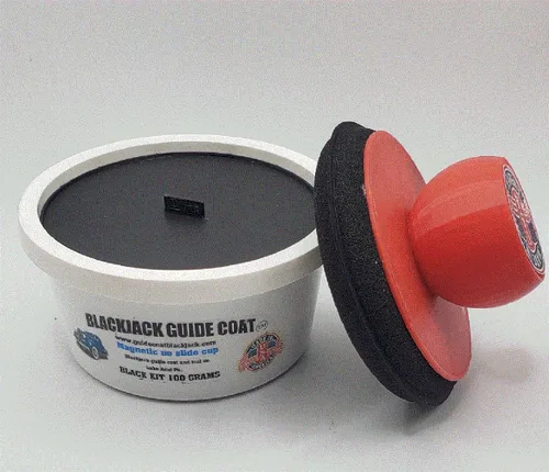 Vista 2 de Kit de capa guía de grafito negro. Sin aditivos dañinos que puedan ser pintados. Fabricado y enviado desde Pensilvania, EE. UU. Recibirá en 2 a 4