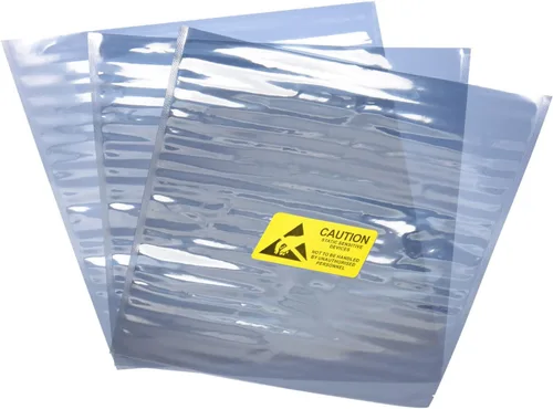 Vista 7 de Bolsas antiestáticas de protección ESD reutilizables con etiquetas, [para dispositivo electrónico GPU disco duro SSD HDD placa madre] - 4 x 6