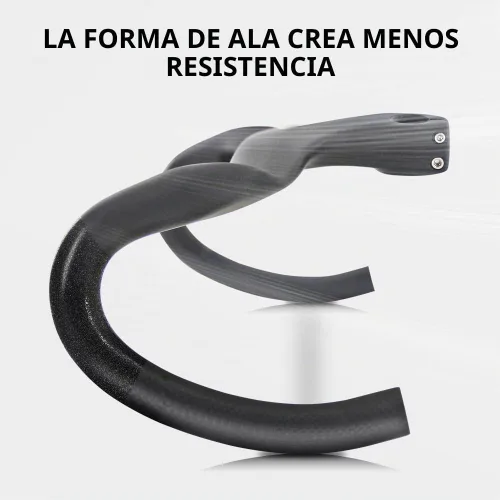 Vista 5 de Manillares de fibra de carbono RXL SL para bicicleta de carretera con vástago integrado, manillar de bicicleta de carretera integrado de carbono