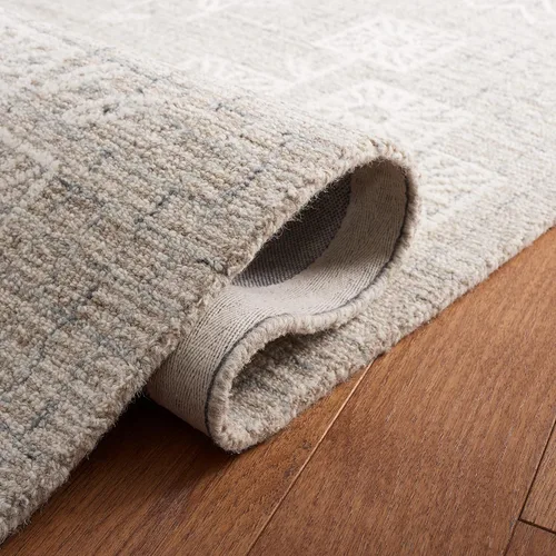 Vista 6 de SAFAVIEH Metro Collection - Alfombra de pasillo de 2 pies 3 pulgadas x 9 pies, beige y marfil, lana floral hecha a mano, ideal para zonas de alto
