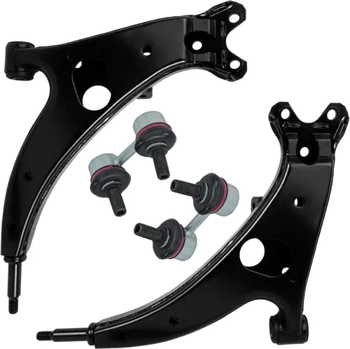 Vista 173 de Detroit Axle - 4 piezas de brazos de control traseros para Ford C-Max, Focus, Mazda 3 5, Volvo C30, C70, S40, V50, 4 brazos de control superiores e