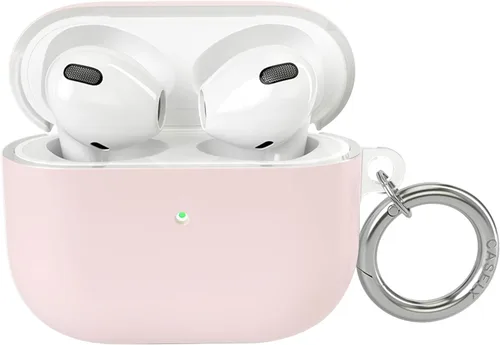 Vista 25 de Casely Funda compatible con AirPods 3 All Smiles Funda para AirPods con adhesivo de cara sonriente