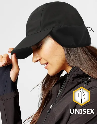 Vista 6 de Gorra de béisbol de invierno para mujer, con forro polar, para hombre, cálida, impermeable, ligera, ajustable, para senderismo